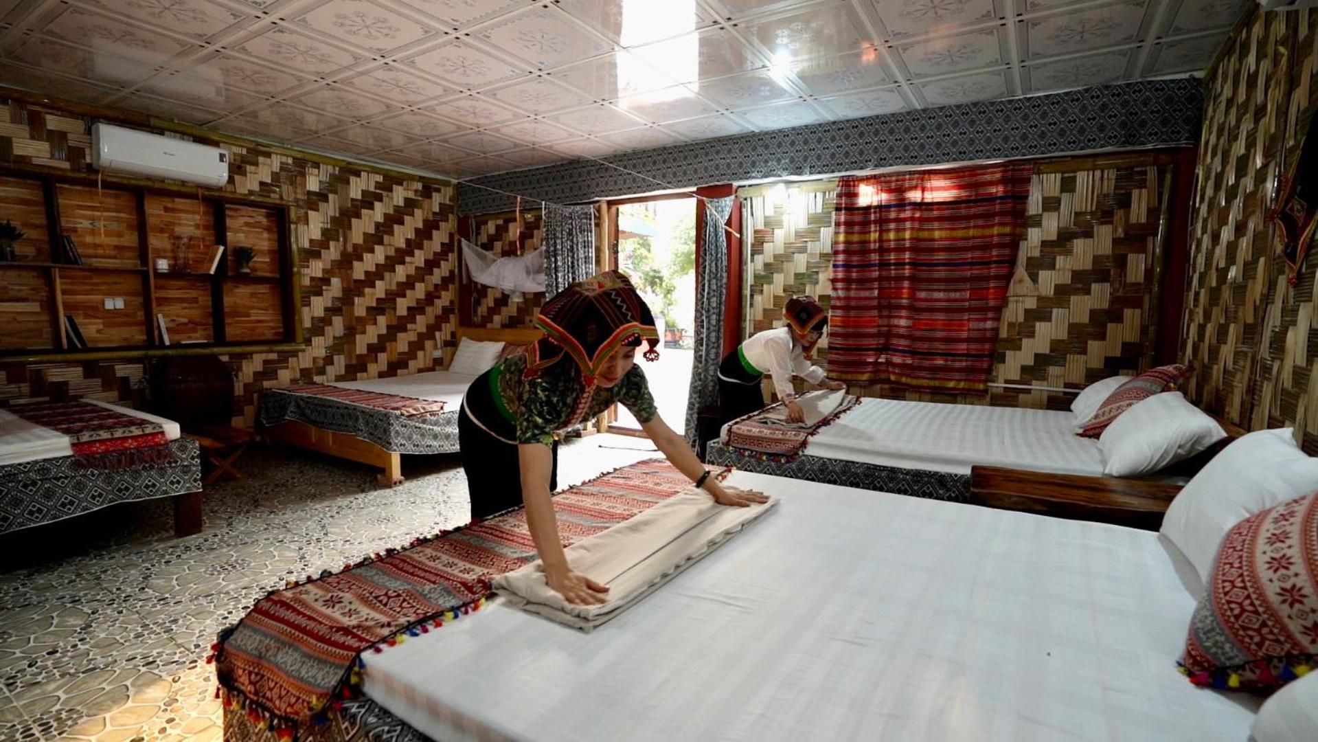 Minh Ngoc Homestay Dien Bien Phu Ban Hin Lom エクステリア 写真