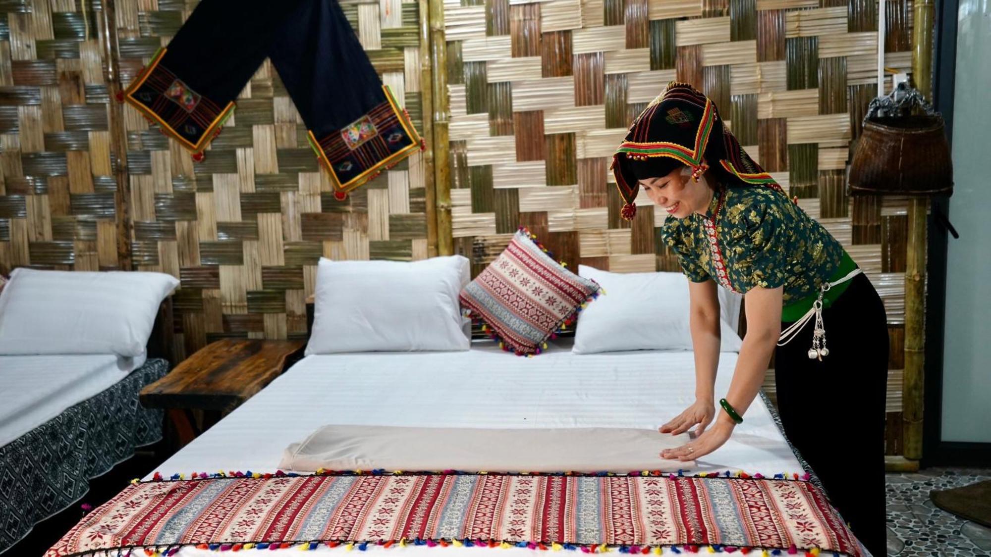 Minh Ngoc Homestay Dien Bien Phu Ban Hin Lom エクステリア 写真